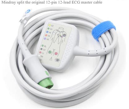 Mindray Split The Original 12pin 12 Lead ECG Master Cable EV6203-0