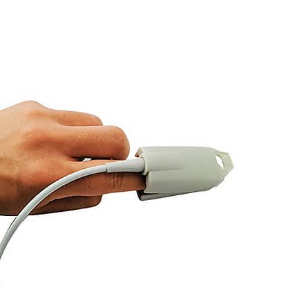 Masimo Spo2 Sensor Adult Finger Clip for Zoll Model M CCT Transport Monitor 10 feet-16