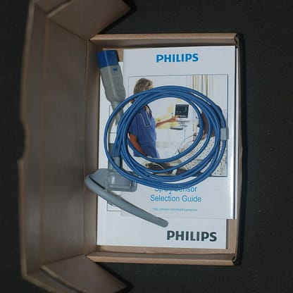 Original Philips M1193A Reusable Neonatal Foot Wrap SpO2 Sensor 8pin 9ft-39