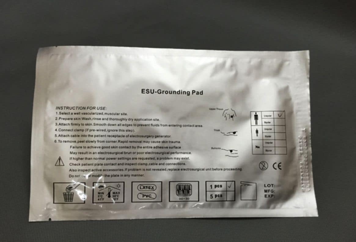 10PCS Disposable ESU Grounding Pad Adult Bipolar Electrosurgical ALPTA